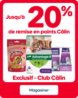 Jusqu'à 20% de remise en points Câlin