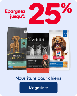 Épargnez jusqu'à 25% - Nourriture pour chiens