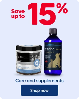 Save up to 15% - Care and supplements