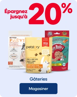 ÉPARGNEZ JUSQU'À 20% - Gâteries