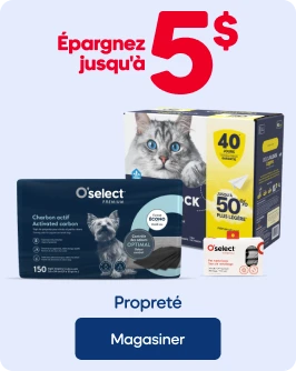 ÉPARGNEZ JUSQU'À 5$- Propreté