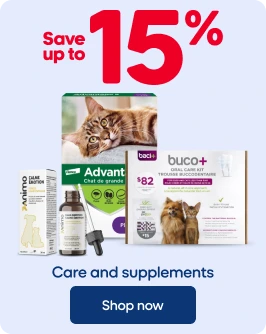 Save up to 15% - Care and supplements