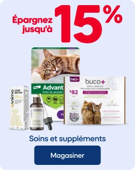 Épargnez jusqu'à 15% - Soins et suppléments