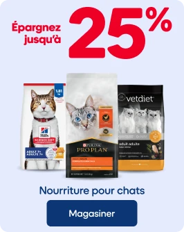 ÉPARGNEZ JUSQU'À 25% - Nourriture pour chats