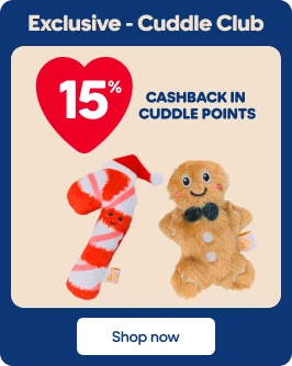 Up to 15% back on Cuddle points