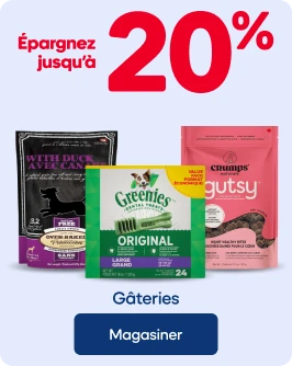 Gâteries - ÉPARGNEZ JUSQU'À 20%