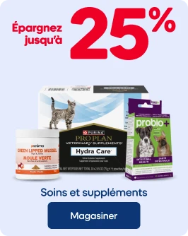 Épargnez jusqu'à 25% - Soins et suppléments