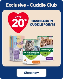 Up to 20% back on Cuddle points