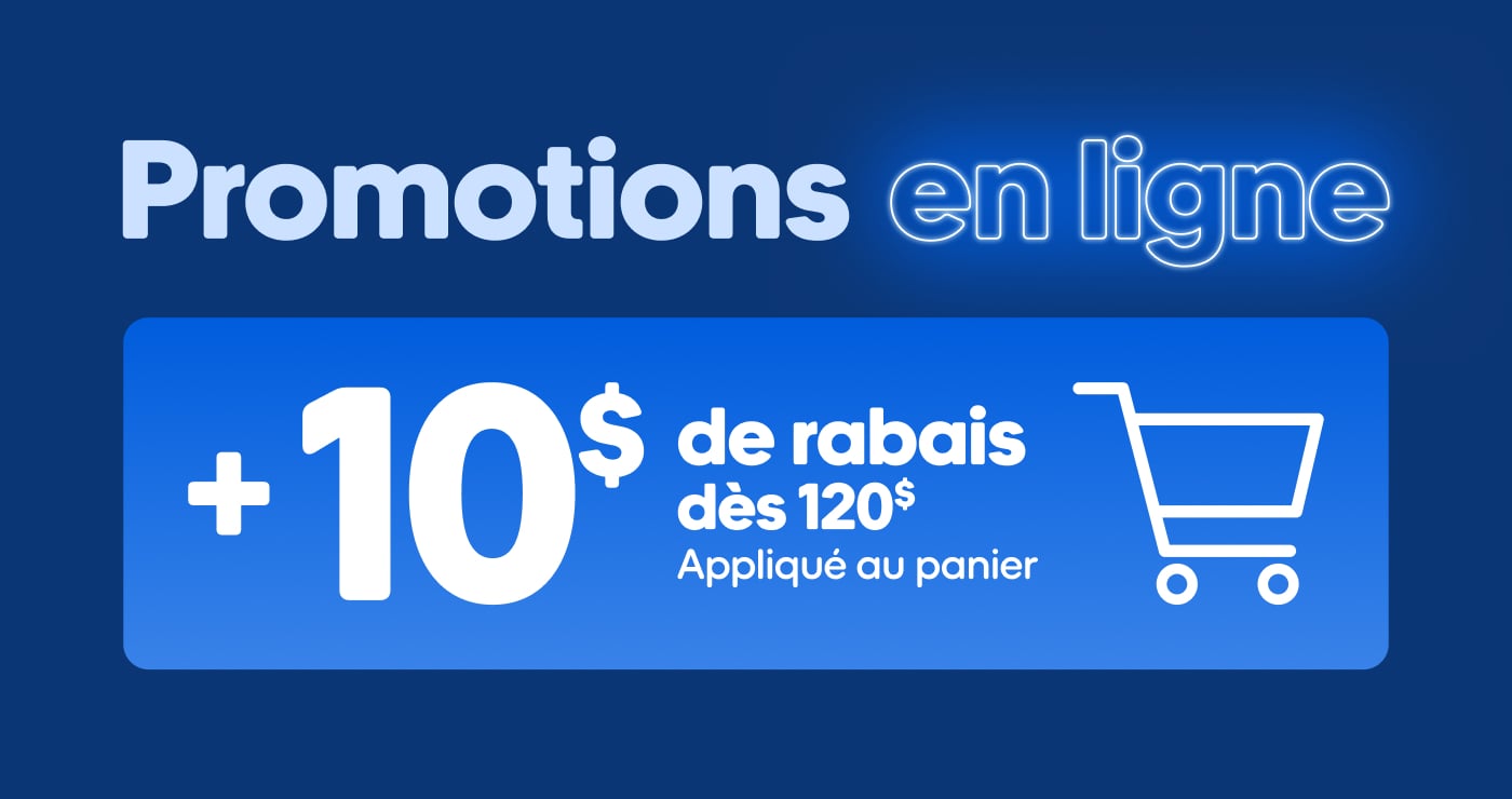 Promotions en ligne seulement