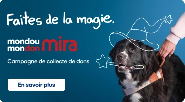 Mondou Mondou Mira. Campagne de collections de dons 12e édition. Jusqu'au 25 octobre 2026.