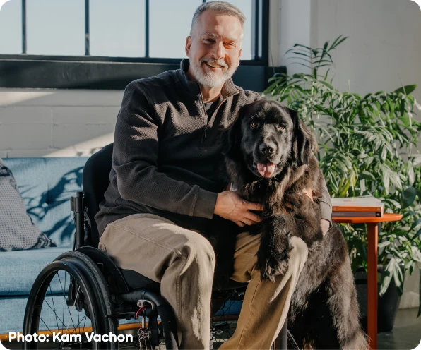 Chien d’assistance à la mobilité