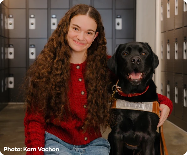 Chien d’assistance pour jeunes présentant un TSA