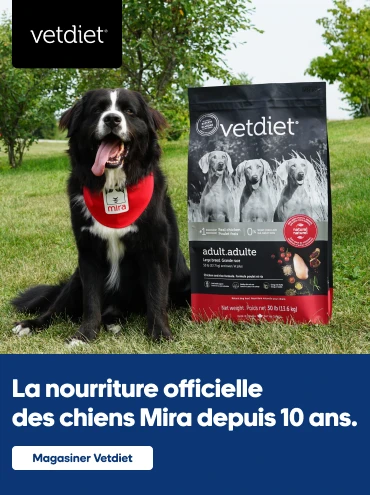 Vetdiet - La nourriture officielle des chiens Mira