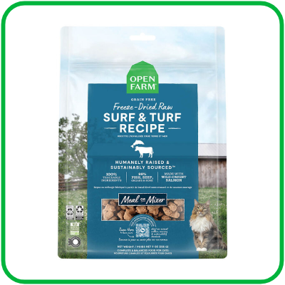 Open Farm freeze-dried raw for cats