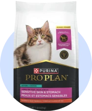 Peau et estomac sensibles pour chat