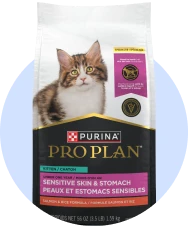 Peau et estomac sensibles pour chaton