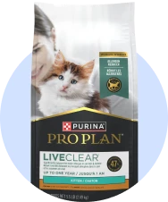 Pro Plan LiveClear pour chaton