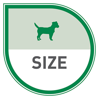 See products by dogs size.