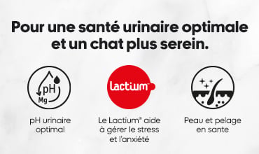 Nourriture sèche et humide pour chats Vetdiet Santé Urinaire. Pour un pH optimal, une meilleure gestion du stress et un pelage sain.