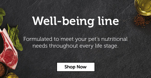 Well-being line is formulated to meet your pet's nutritional needs throughout every life stage.