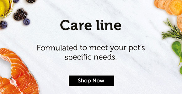 Care line is formulated to meet your pet’s specific needs.