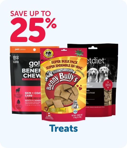 Save up to 25 % - Treats