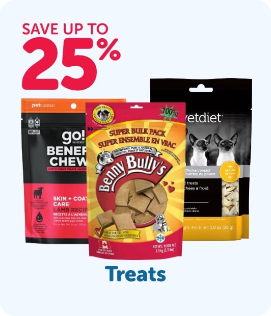Save up to 25 % - Treats