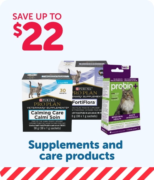 Save up to $22 - Supplements and care products