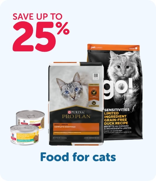 Save up to 25 % - Food for cats