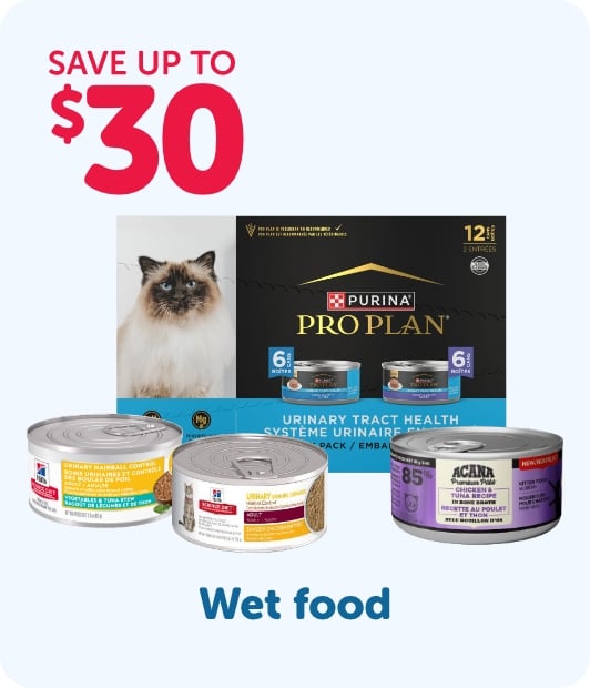 Save up to $30 - Wet food for cats