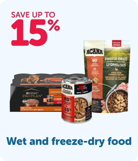 Save up to 15% - Dry and freeze-dry food