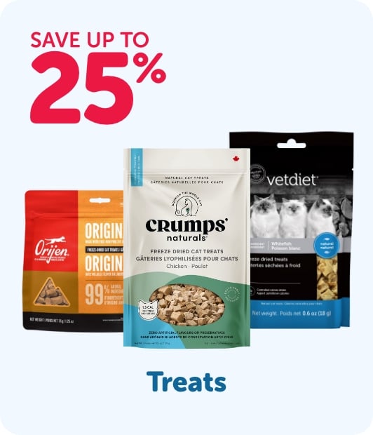 Save up to 25% - Treats for cats
