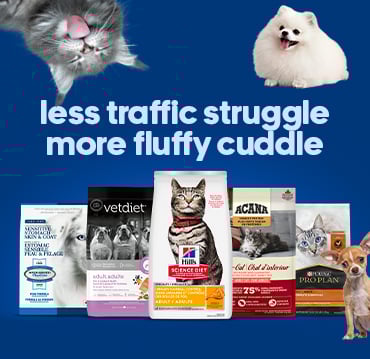 Autoship order promotion. Less traffic struggles. More fluffy cuddles.