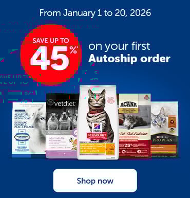 Save up to 45% on your first Autoship order
