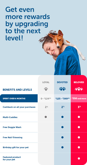 The Cuddle Club is now divided into three levels to be more generous than ever!