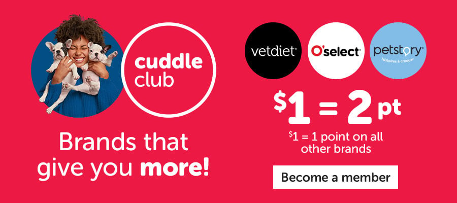 Get more Cuddle points with the purchase from our ecxlusive brands