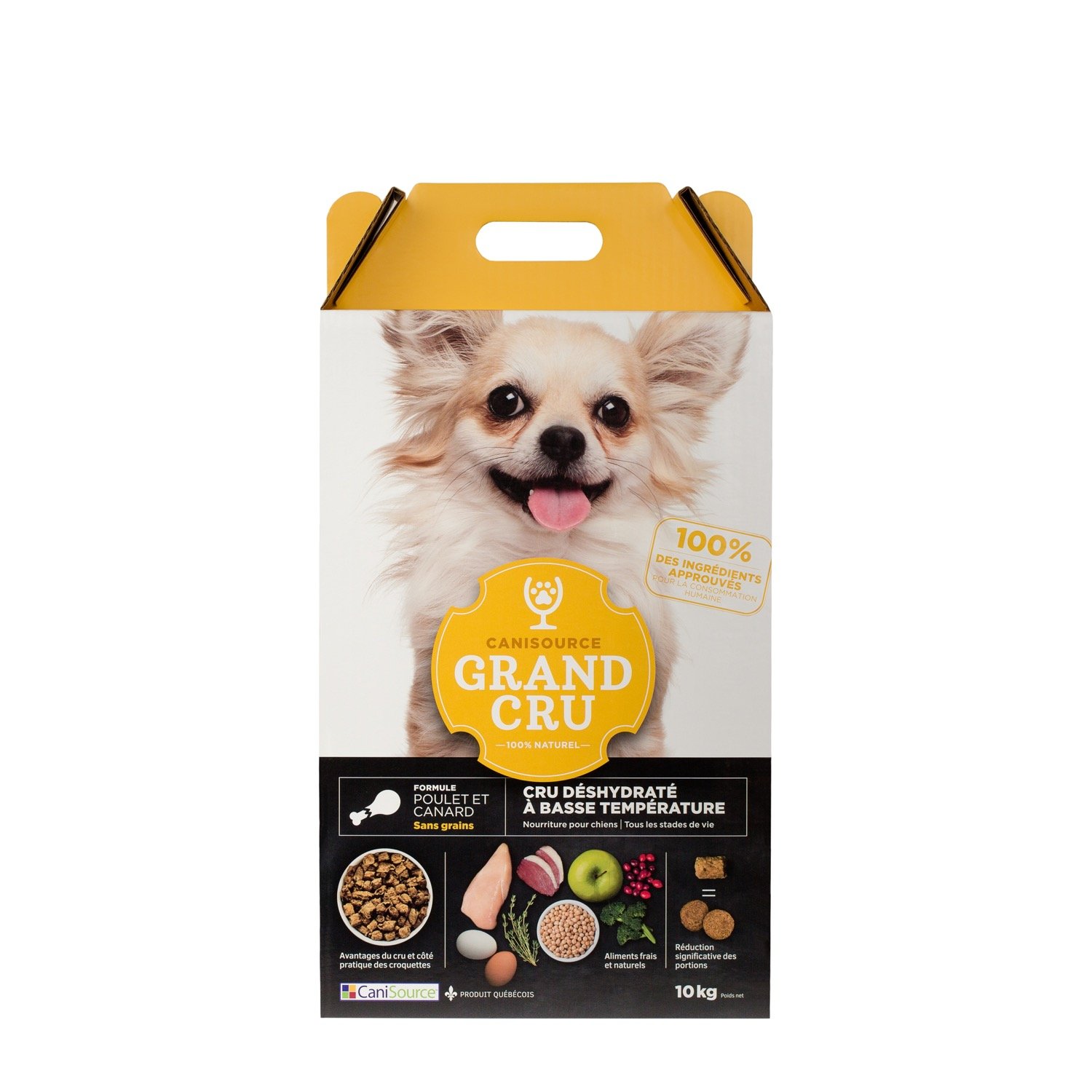 Dehydrated GrainFree Chicken and Duck Dog Food CaniSource Mondou
