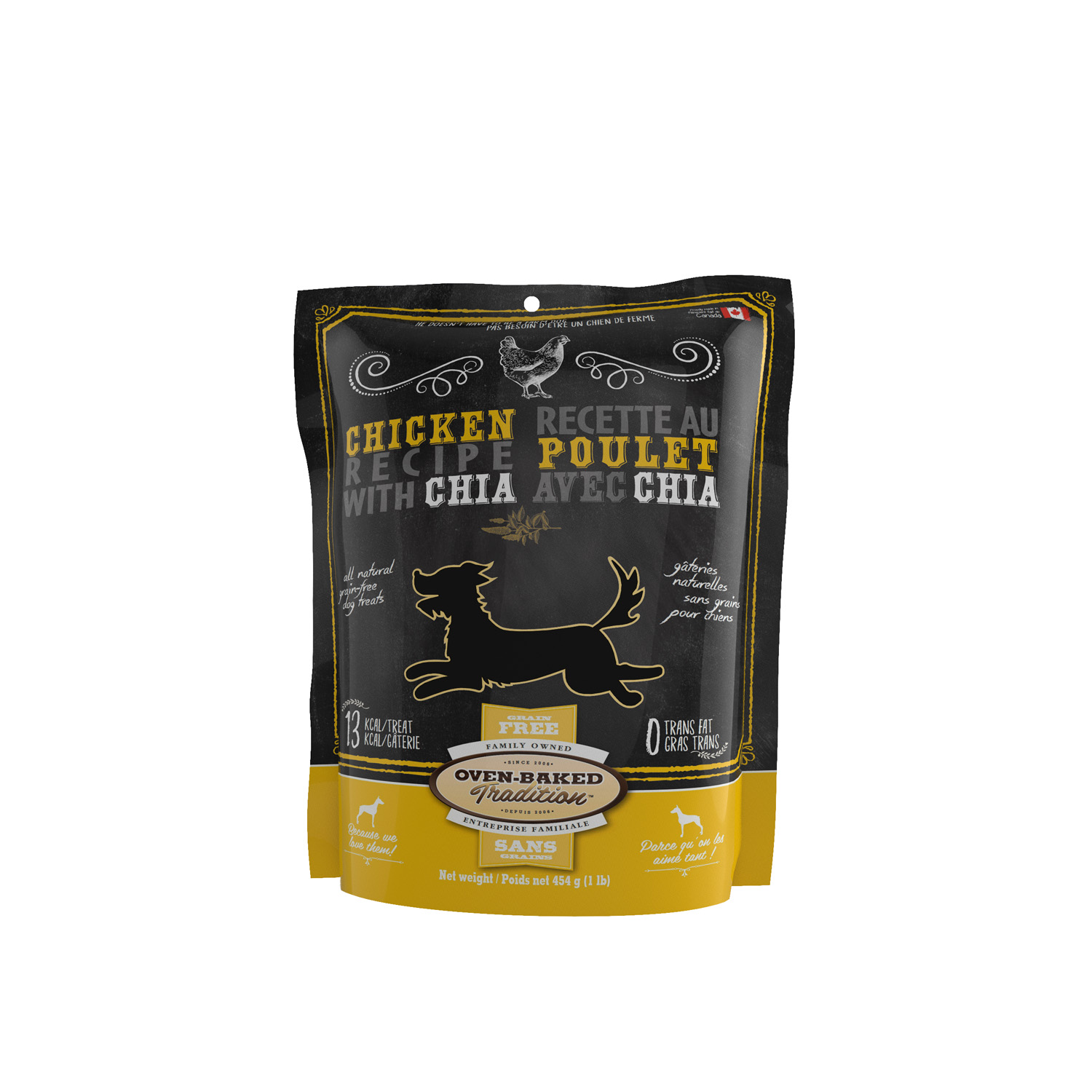 Grain-Free Chicken and Chia Dog Treats Oven-Baked Tradition | Mondou