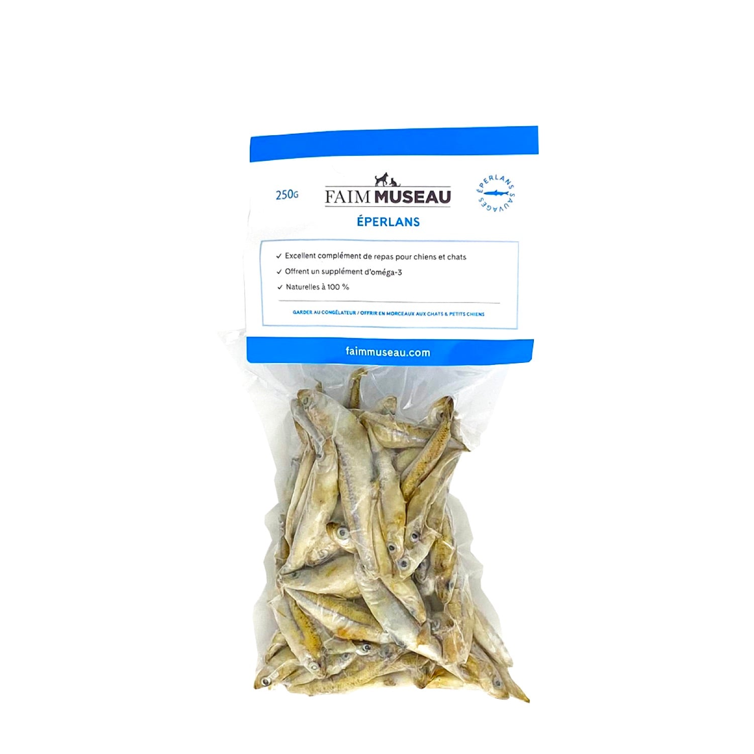 Éperlans sauvages, 250 g