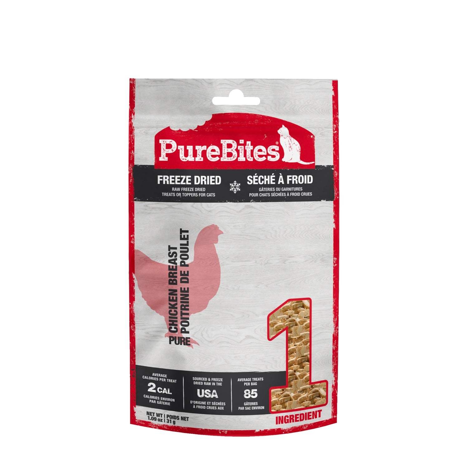 Freeze Dried Chicken Cat Treats, 31 g PureBites | Mondou