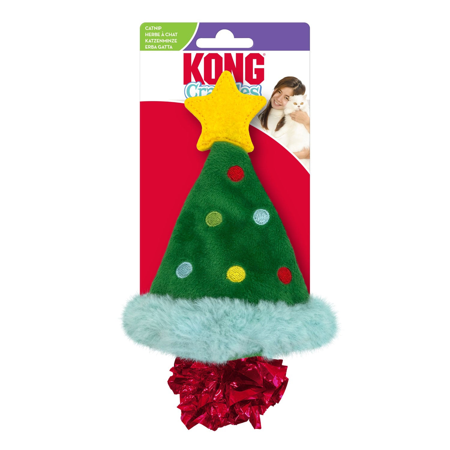Holiday Crackles Christmas Tree for Cats Kong | Mondou