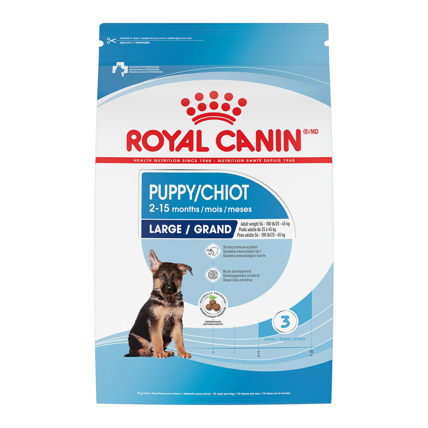 Size Health Nutrition™ Large Puppy Dry Dog Food Royal Canin | Mondou