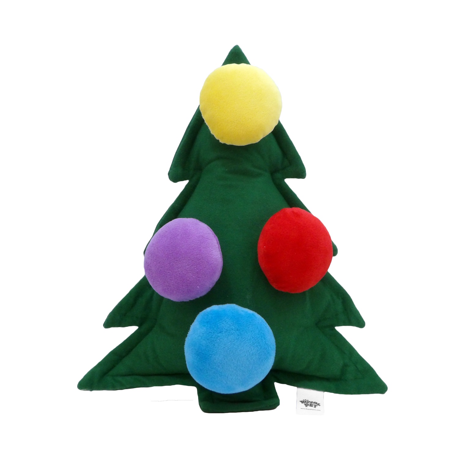 Interactive Plush Christmas Tree with Squeaker Ornaments Companion gear