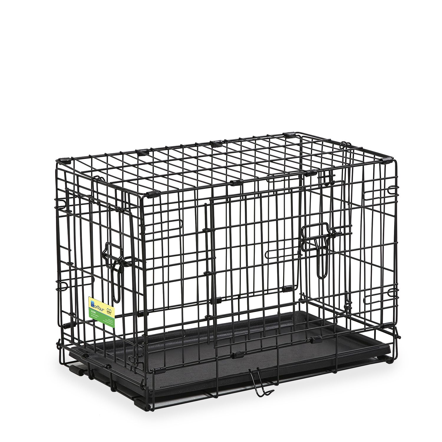 Cage pour chien robuste, pour chiens de grande et moyenne taille, double  porte