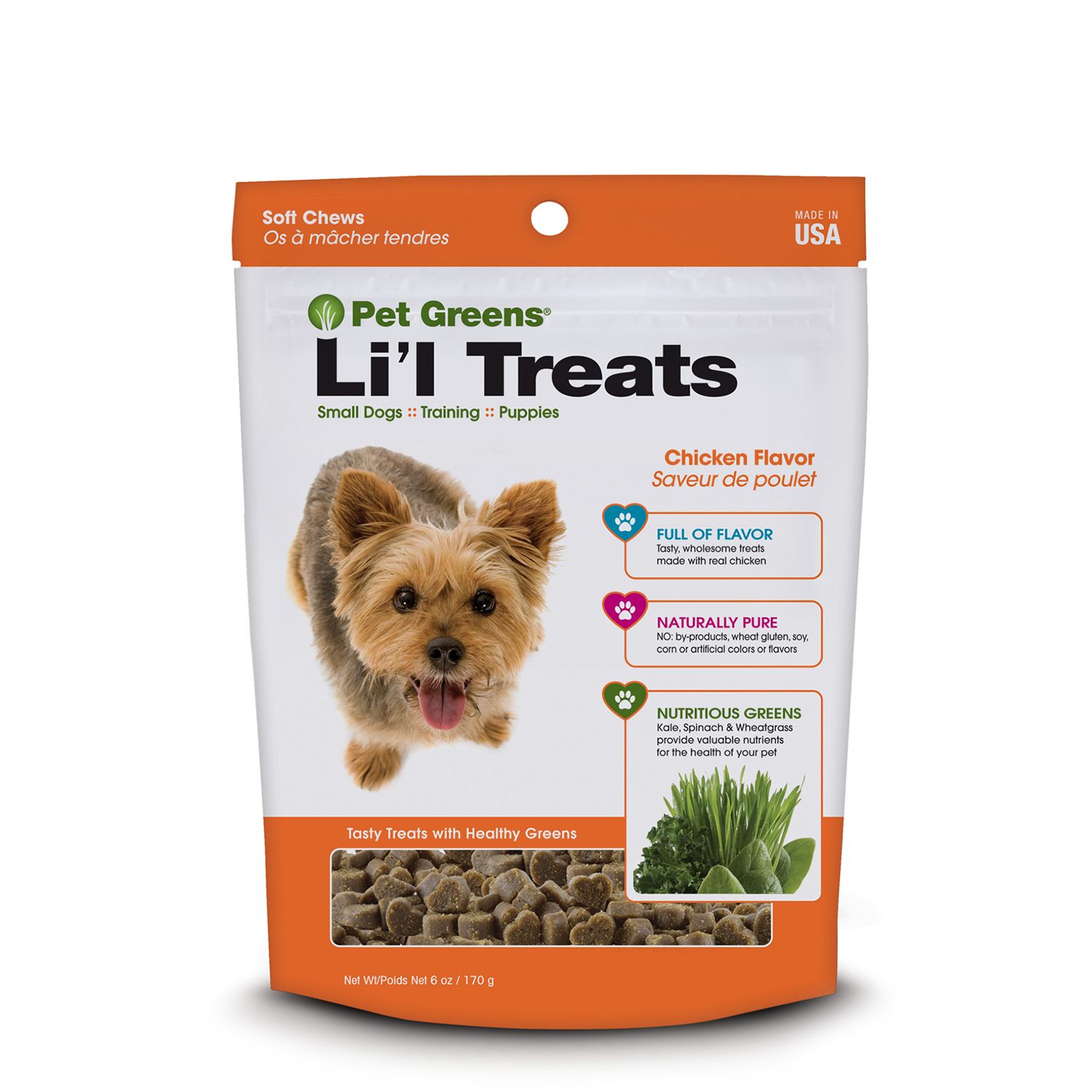 pet greens dog treats