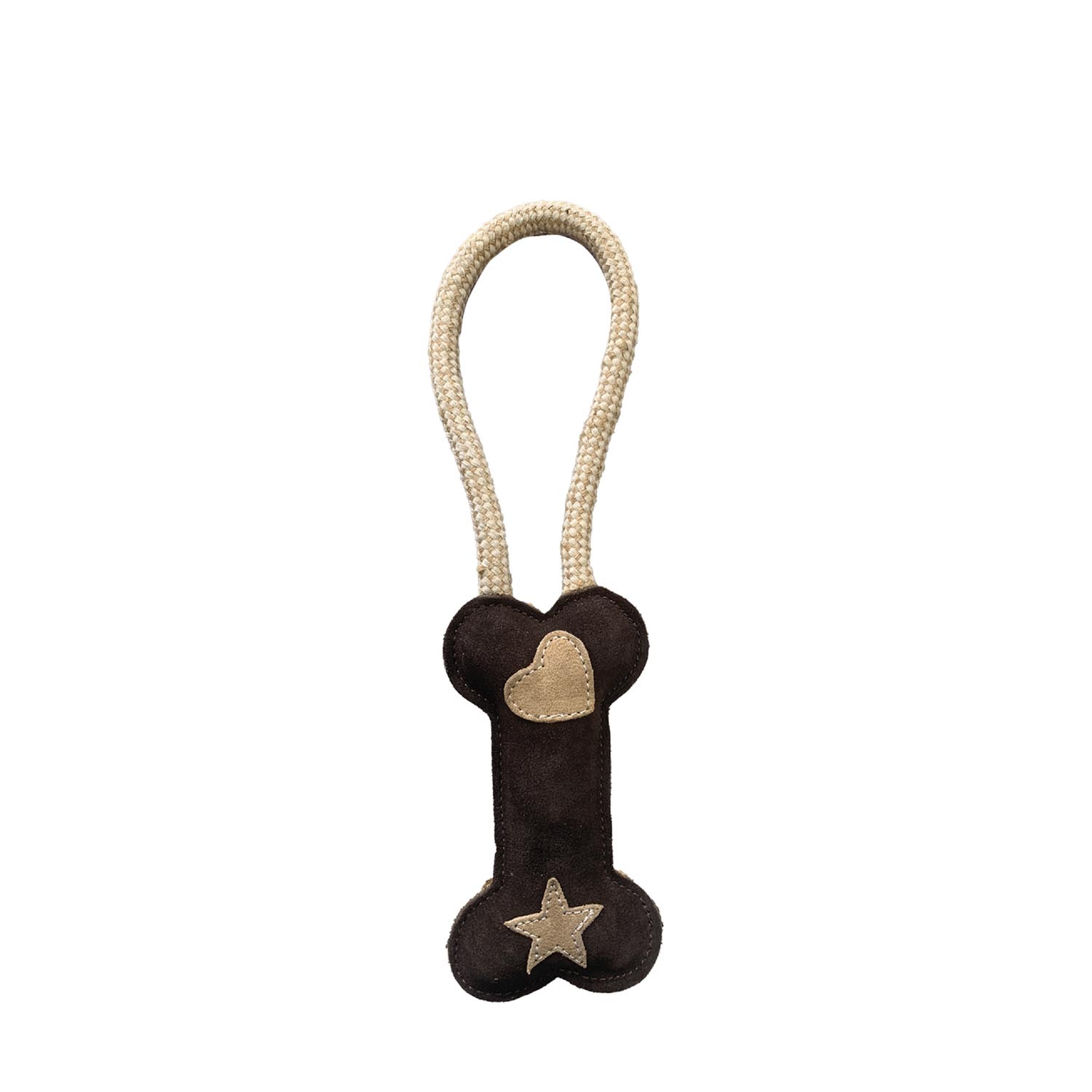 Loop Rope Toy With Bone Classic Bone Natural Rope Dog Toy Angel Playtime | Mondou