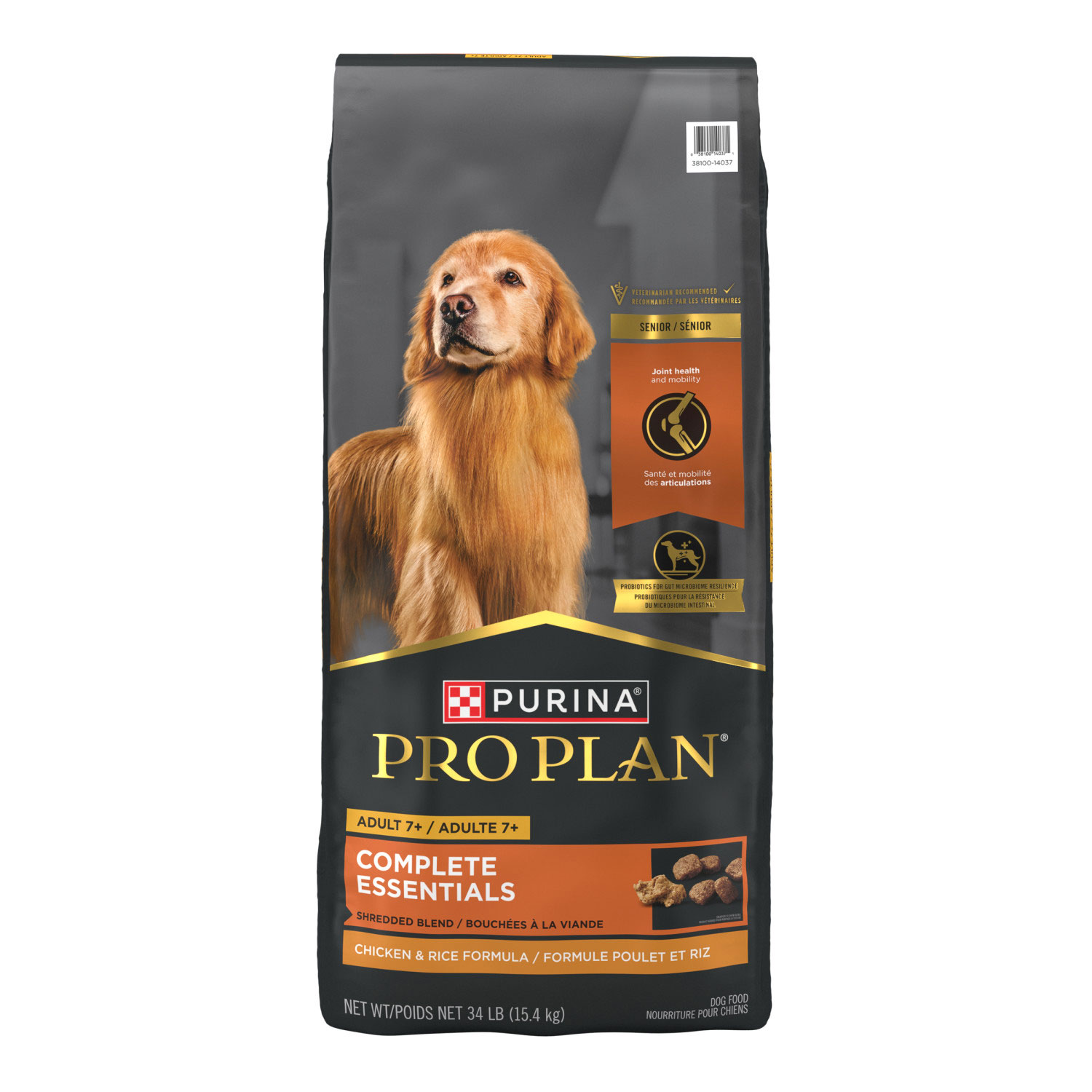 Chicken and Rice Shredded Blend for Senior Dog 7+, Pro