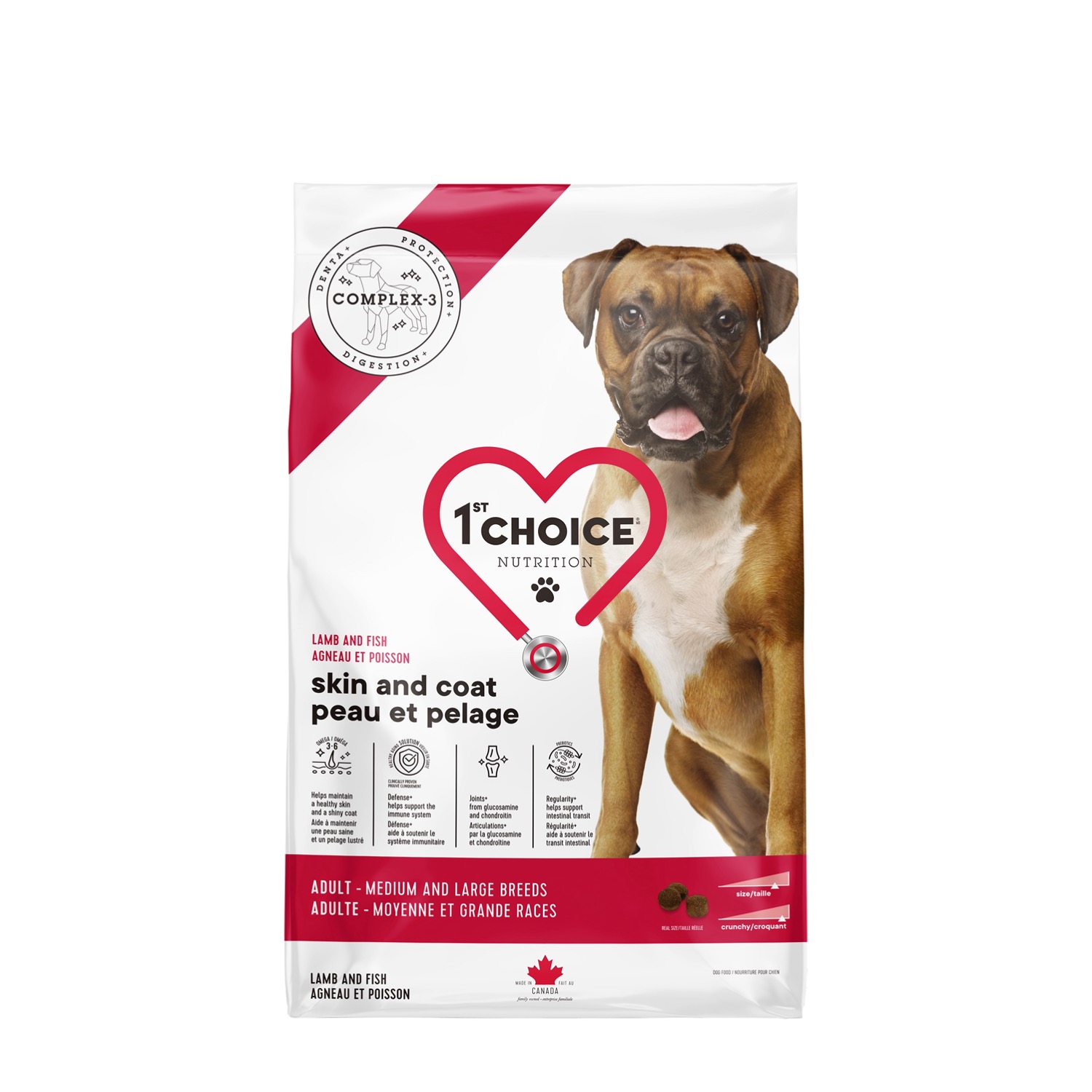 Skin and Coat Formula for Adult Dog Medium and Large Breeds, Lamb