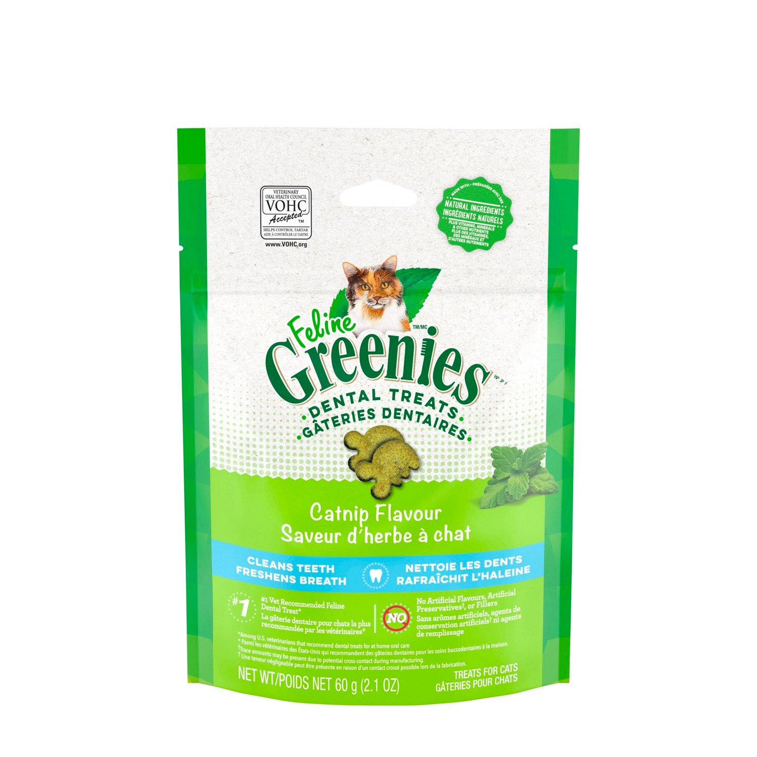 Catnip Dental Treats, 60 g Greenies | Mondou