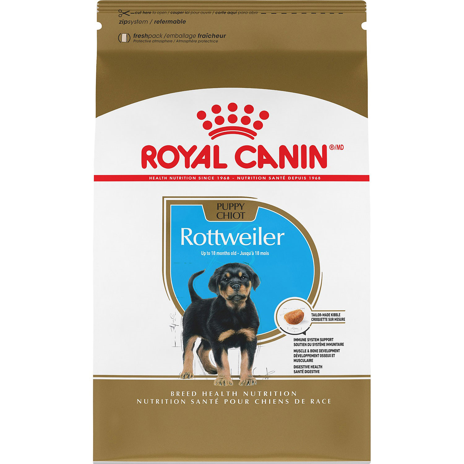 Breed Health Nutrition® Rottweiler Puppy Dry Puppy Food Royal